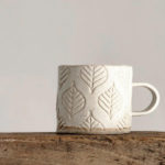 Ceramic mug – Leaf Design 1