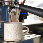 Ceramic mug – Leaf Design 3